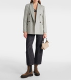 Brunello Cucinelli Wool and cashmere flannel blazer