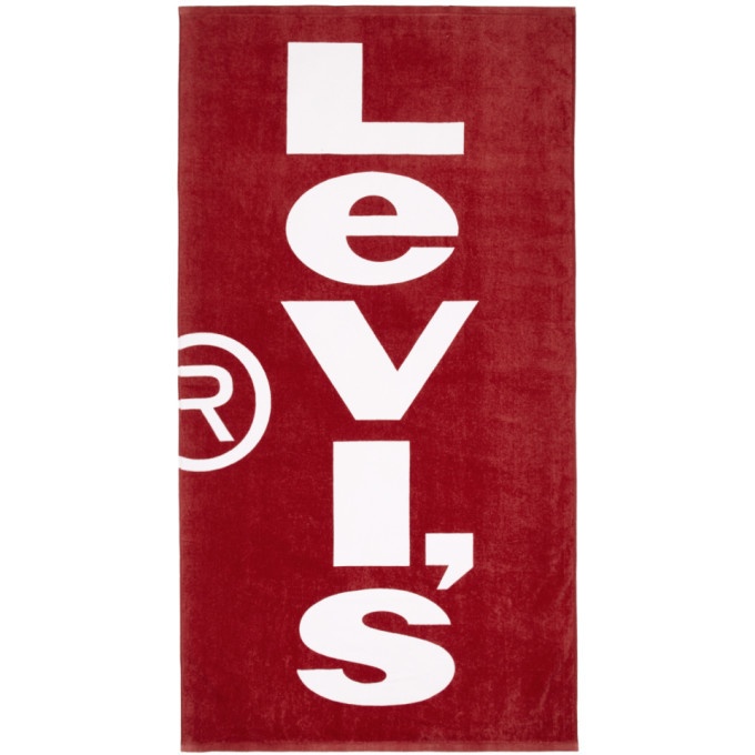 Photo: Levis Red and White Logo Towel