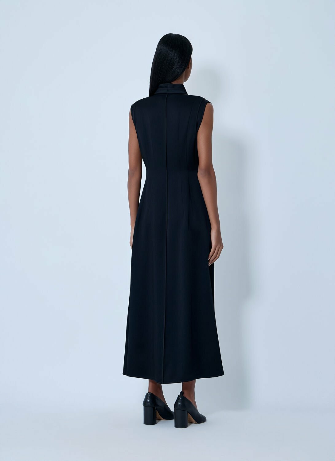 Jil Sander V-Neck Midi Dress