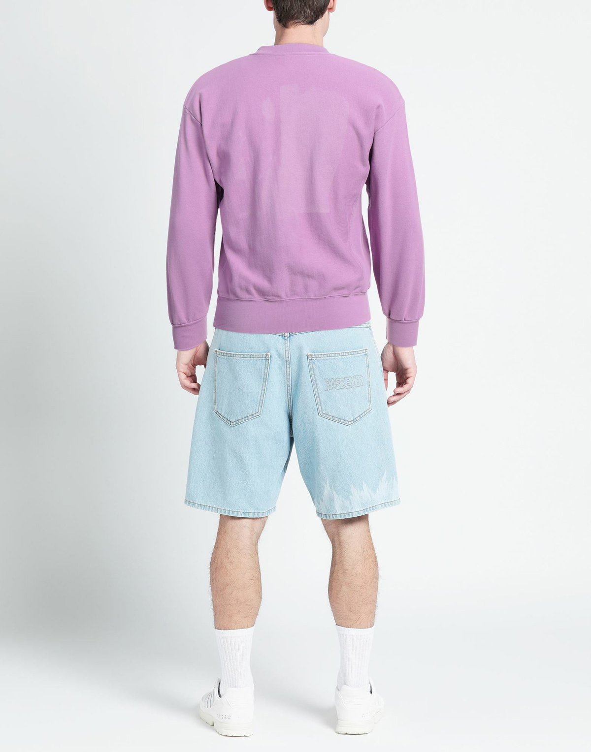 Aries Mens Sweatshirt Mauve