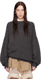 UNDERCOVER Gray Fair Isle Sweater