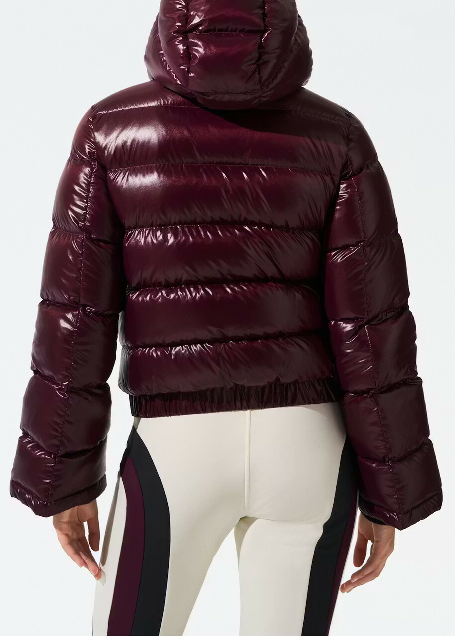 Perfect Moment Polar Puffer ski Jacket Burgundy