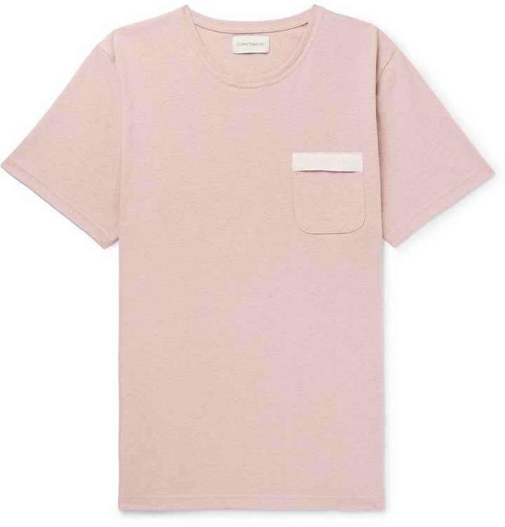 Photo: Oliver Spencer - Mélange Cotton-Jersey T-Shirt - Men - Pink