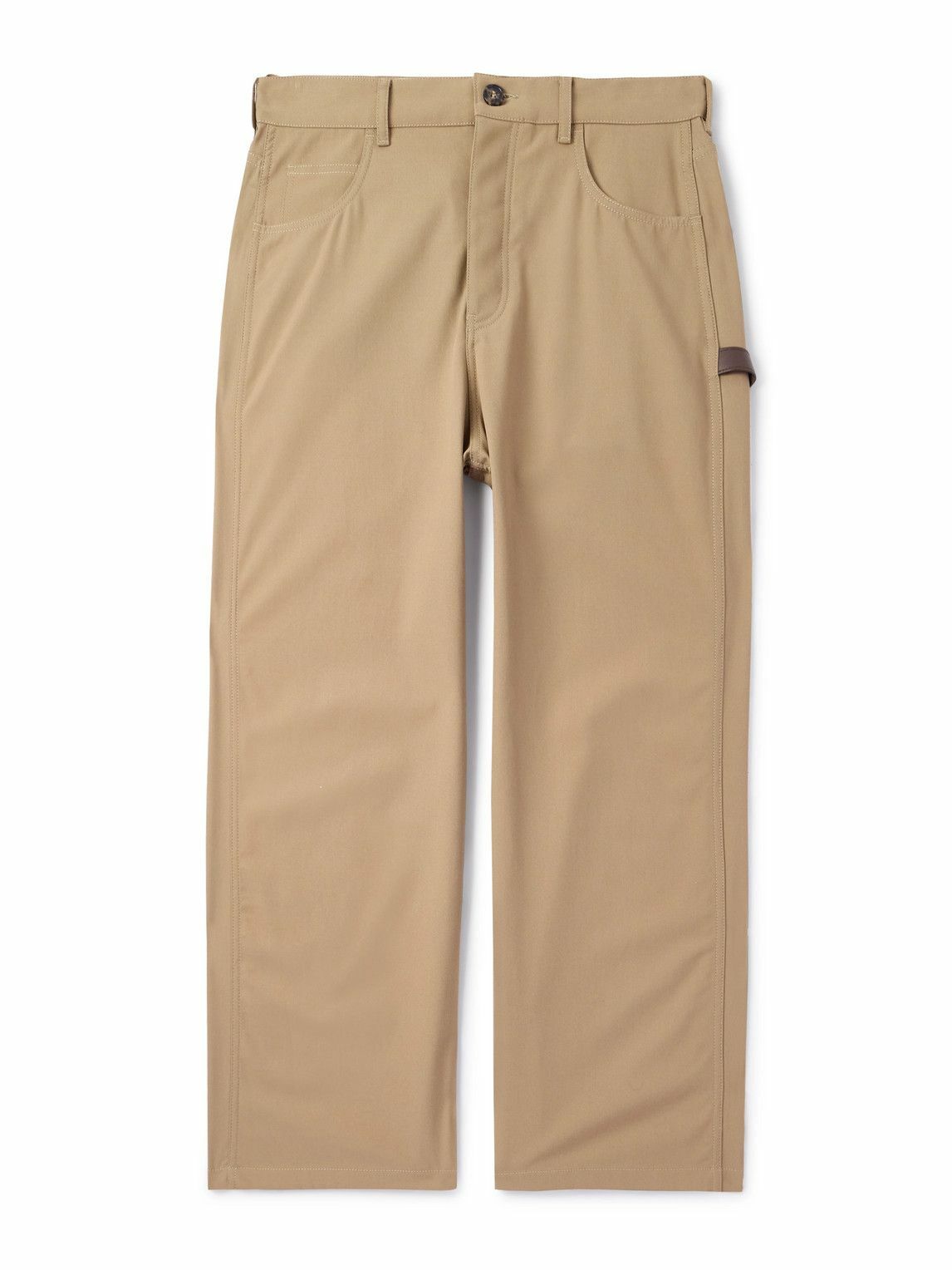 【関税&送料込】Loewe Trousers Loewe Trousers In Cotton And Silk | Lyst