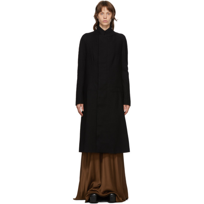 Haider Ackermann Black Wool Proud Coat