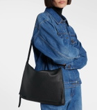 The Row Nan leather messenger bag
