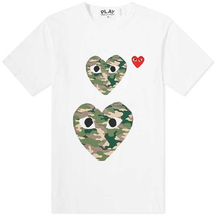 Photo: Comme des Garcons Play Twin Heart Tee