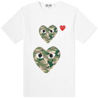 Comme des Garcons Play Twin Heart Tee