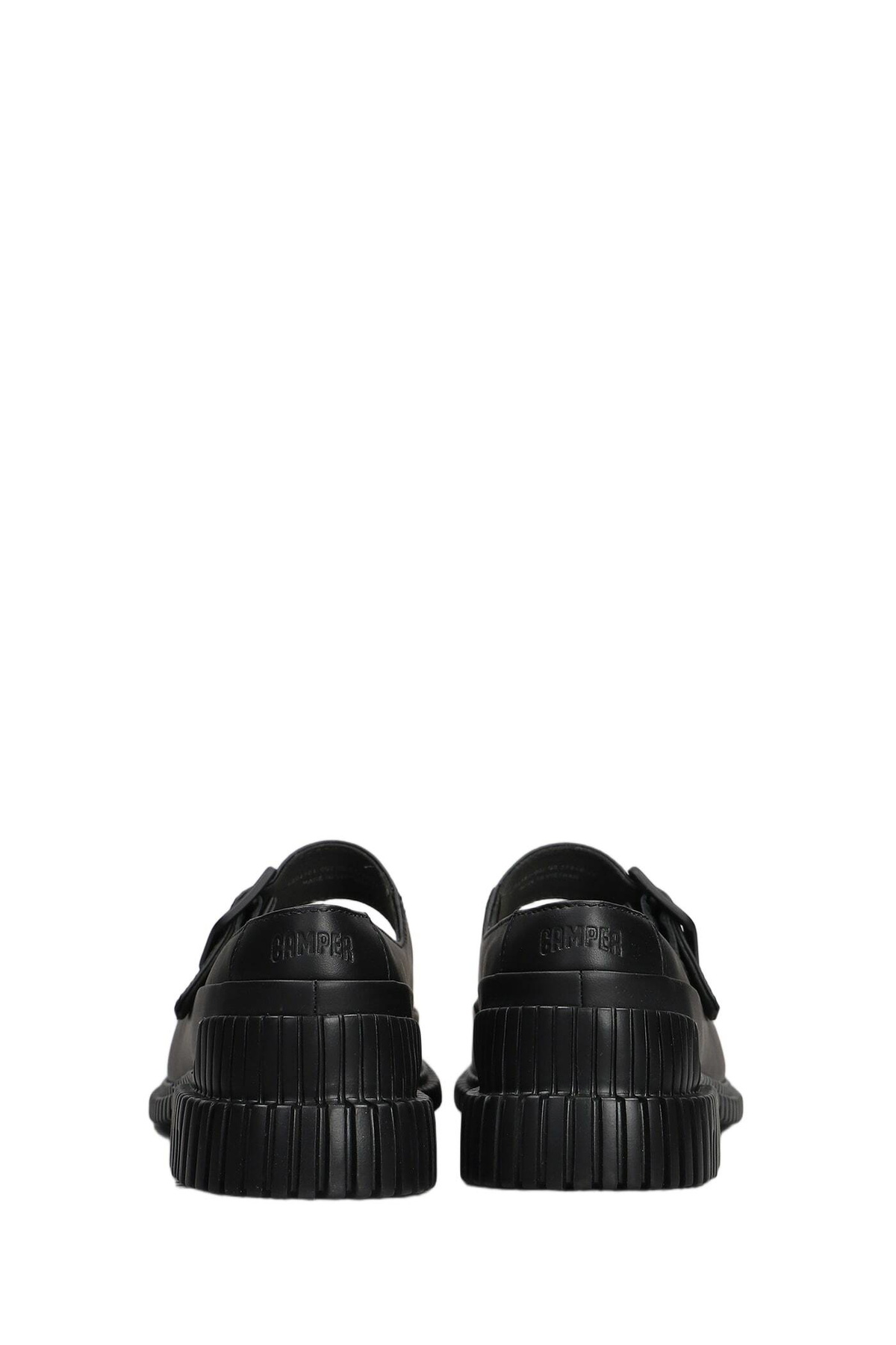 Camper Pix Loafers In Black Leather