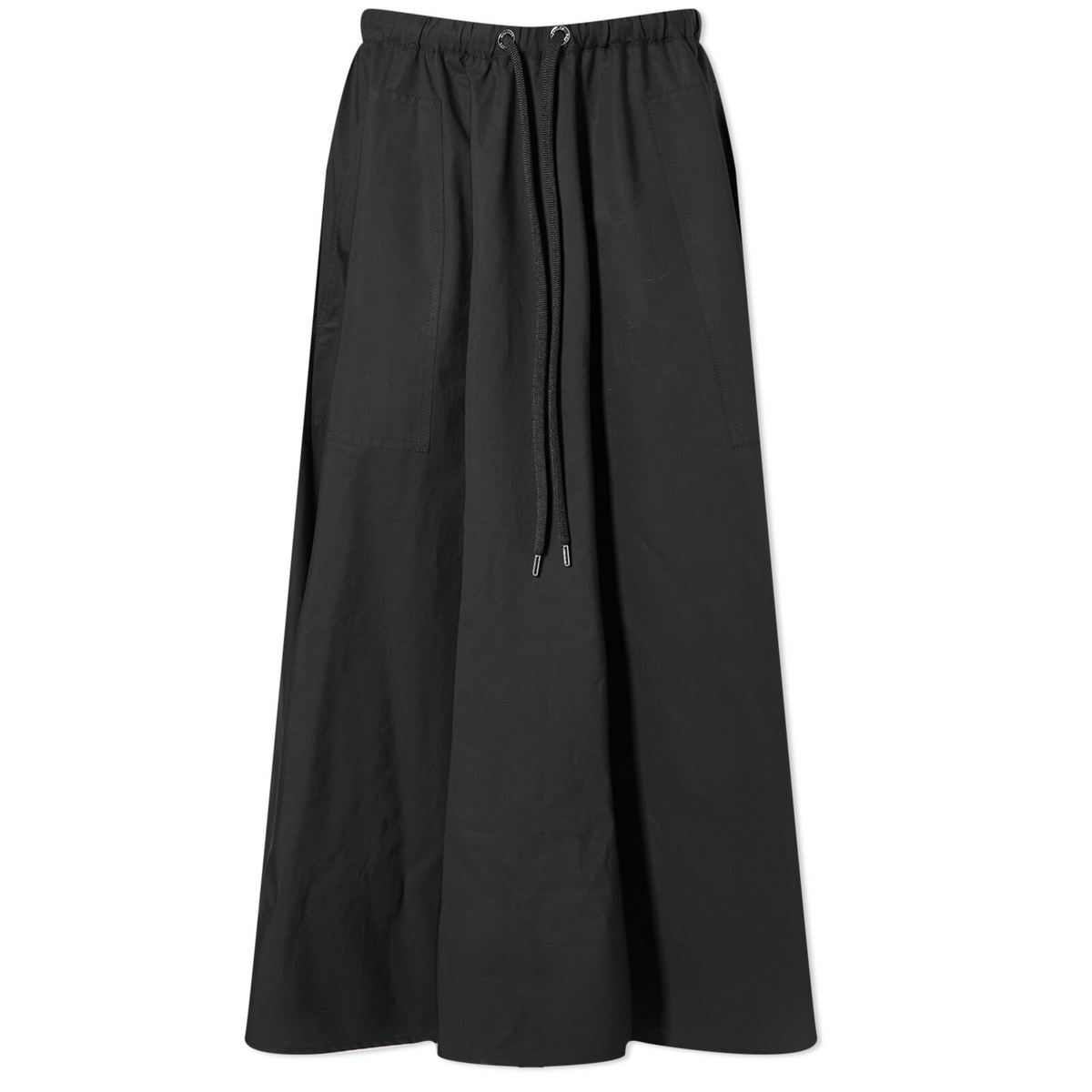 ワンピース MONCLER Women Mid Skirts 8I000 2389AYT Q MONCL 999 Black Black Cotton Midi Skirt - Skirts for Women | Moncler US