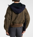 Sacai Cotton-blend and twill jacket