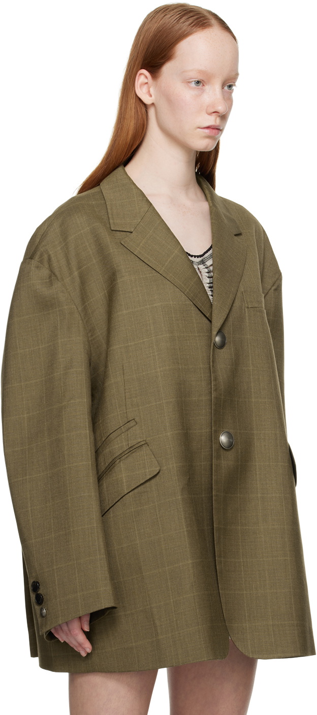 lesugiatelier Brown Oversized Blazer
