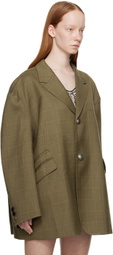 lesugiatelier Brown Oversized Blazer