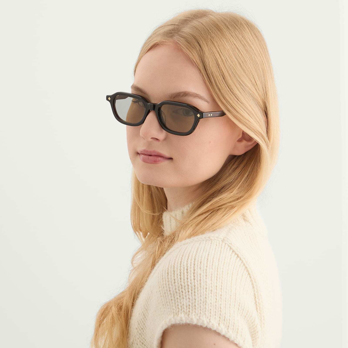 Lunetterie Générale Dolce Far Niente Sunglasses in Dark Tortoise/Gold 