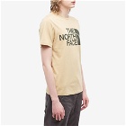 The North Face Men's Standard T-Shirt in Khaki Stone