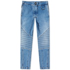 Balmain Men's Biker Jean in Blue