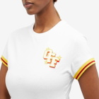 Off- Women's Off College Fitted T-Shirt in White