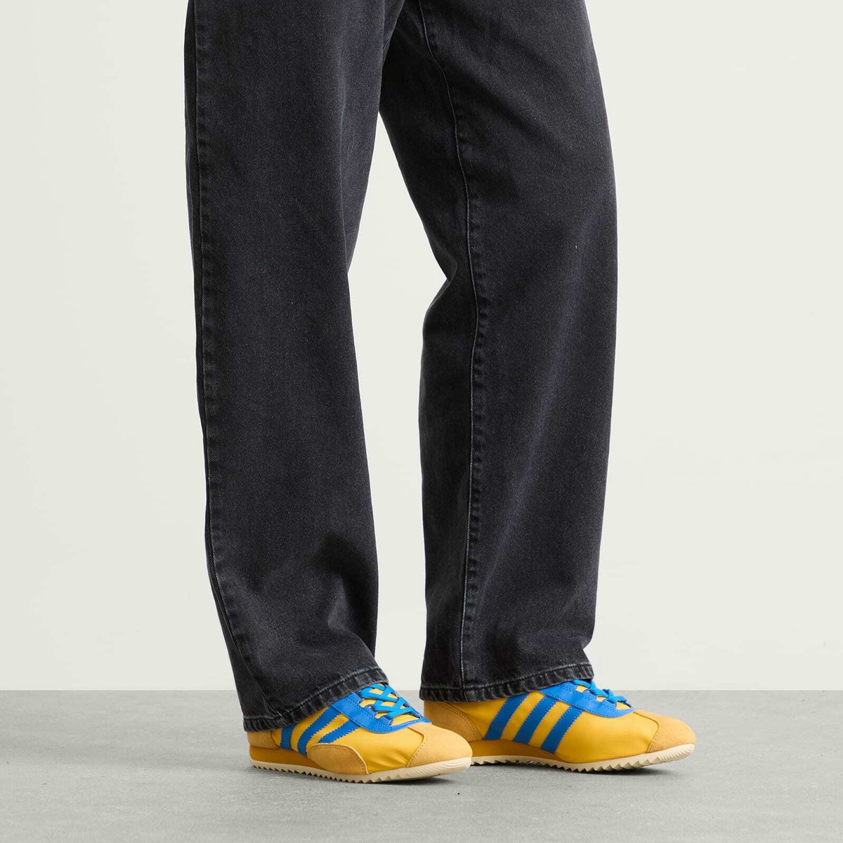 Adidas SL 72 PT sneaker in Bold Gold/Bright Royal/Team Royal Blue