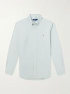 Polo Ralph Lauren - Button-Down Collar Logo-Embroidered Cotton Shirt - Green