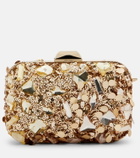 Jimmy Choo Cloud embellished clutch