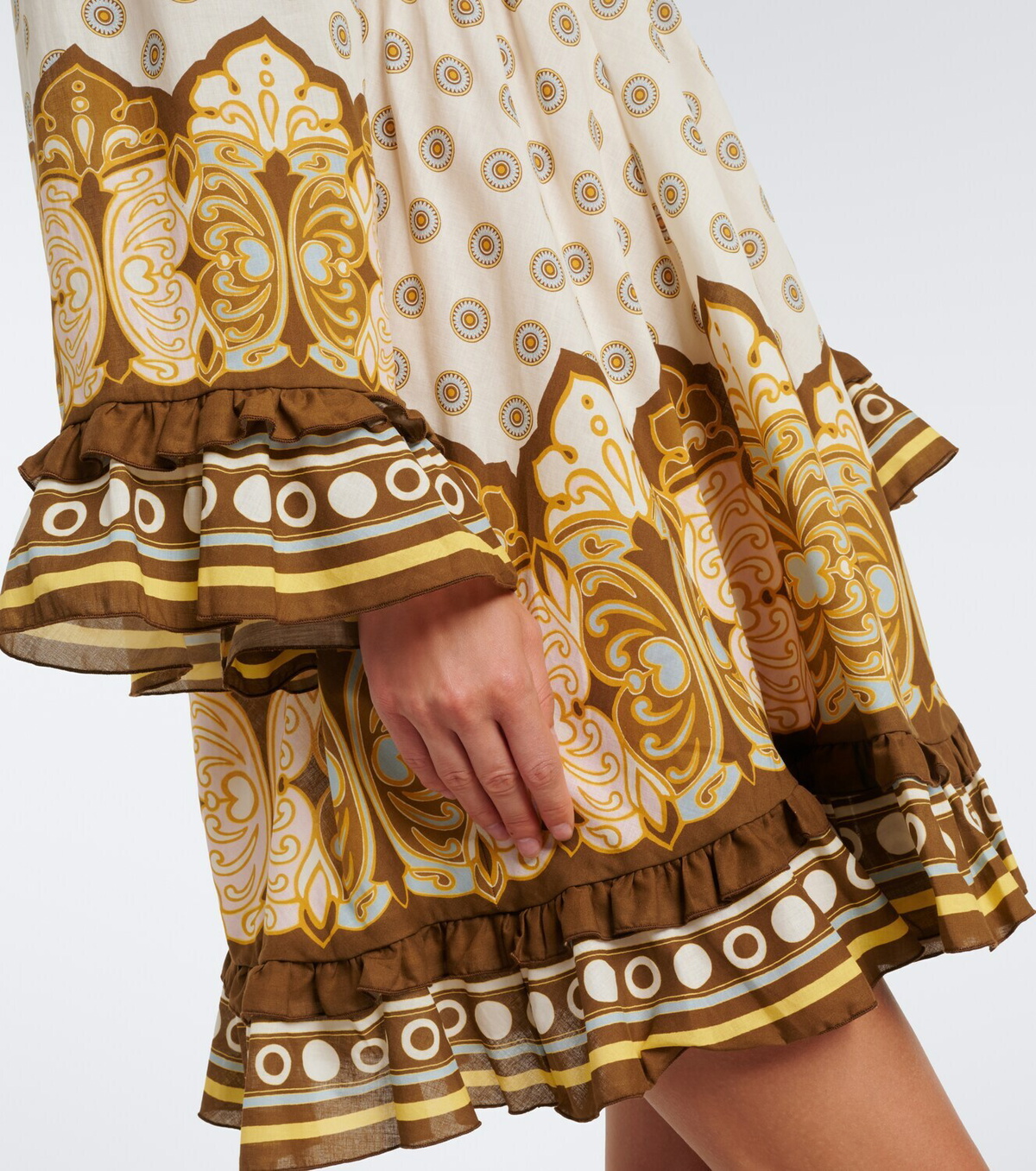 La DoubleJ Placée printed cotton minidress