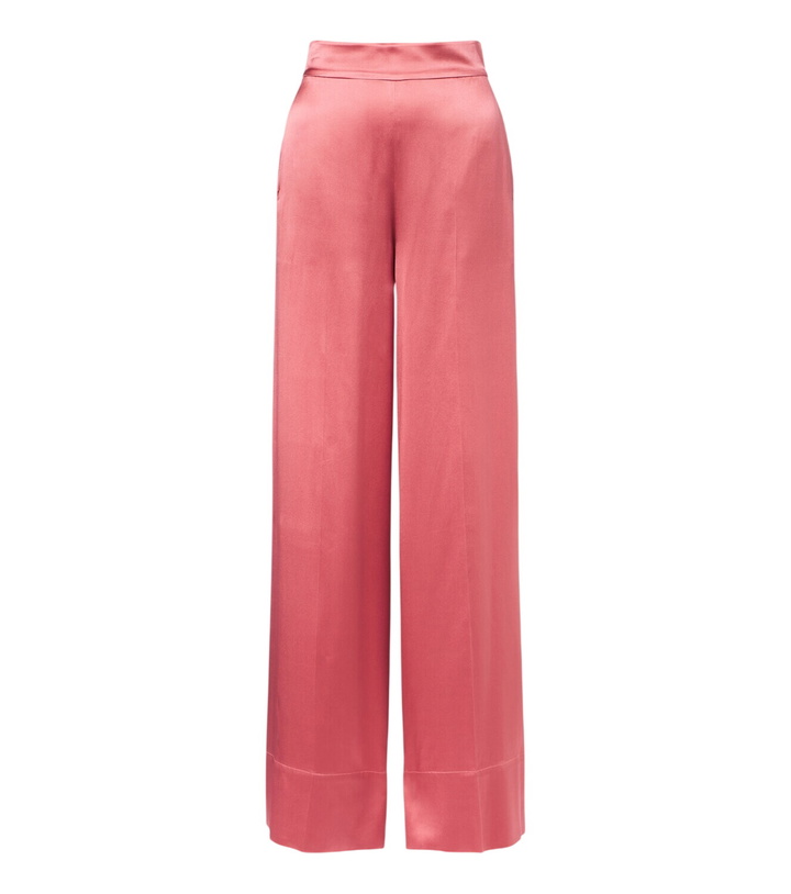 Photo: Joseph Dijon silk satin wide-leg pants