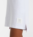 Thom Browne 4-Bar cotton piqué polo dress