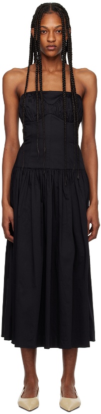 Photo: TOVE Black Lauryn Midi Dress