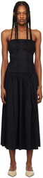 TOVE Black Lauryn Midi Dress