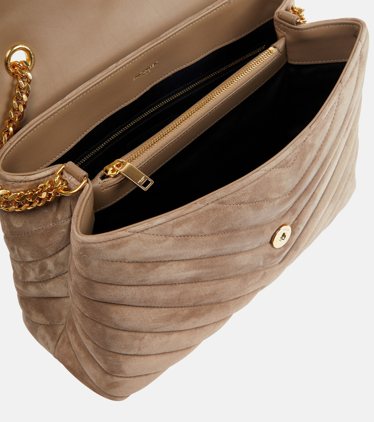 Saint Laurent Loulou Medium suede shoulder bag Saint Laurent