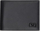 Valentino Garavani Black VLogo Signature Wallet
