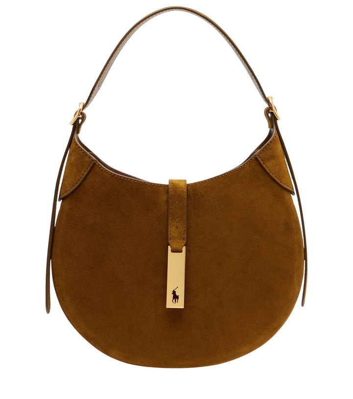 Photo: Polo Ralph Lauren Polo ID Small suede shoulder bag