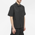 Norse Projects Men's Carsten Travel Light Short Sleeve Shirt in Black