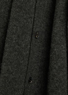 Frame Brushed Wool and Yak-blend Overshirt Charcoal