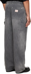 WOOYOUNGMI Black Lightweight Banding Jeans