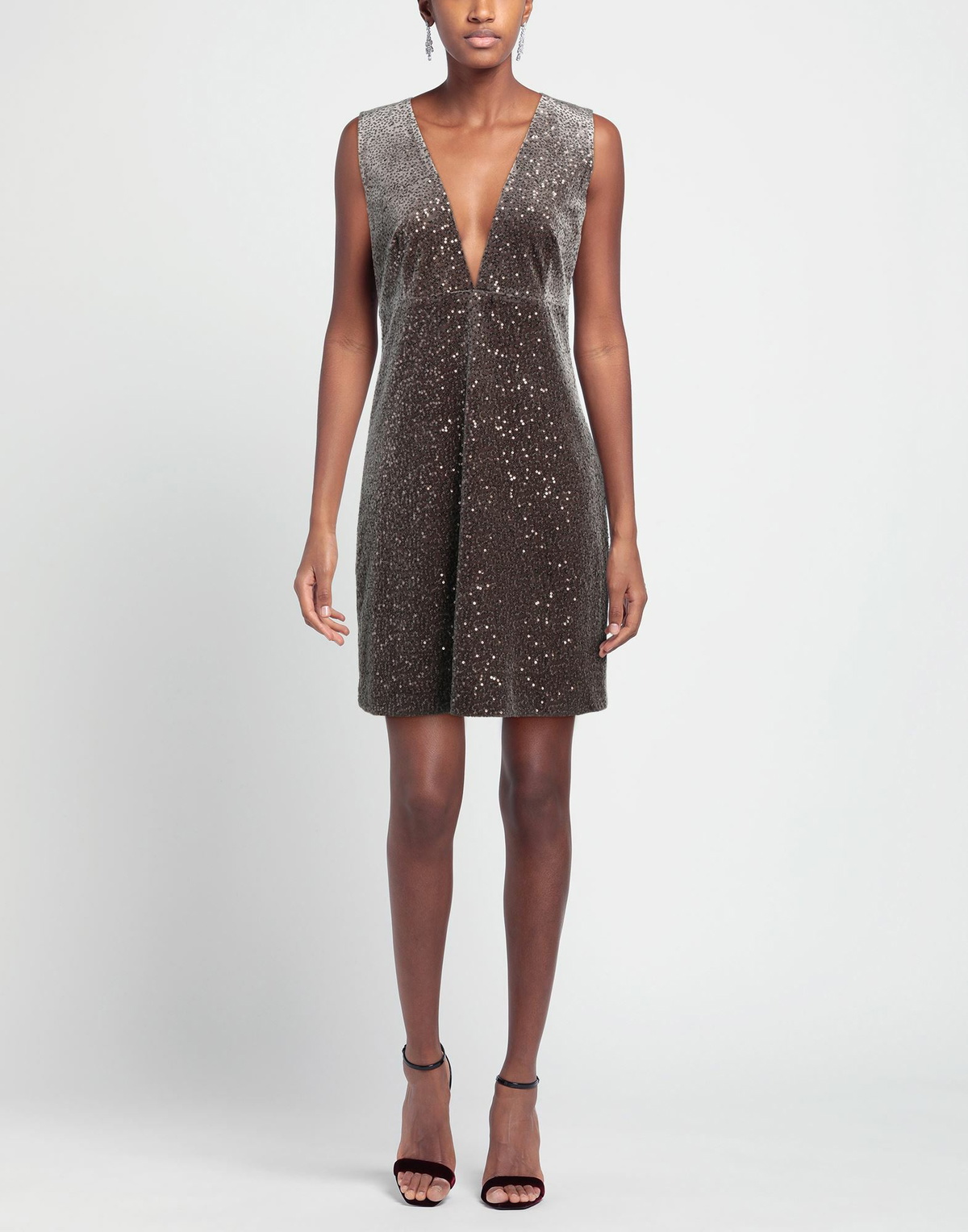 Peserico Womens Mini dress Taupe