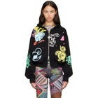 Chopova Lowena Black 'Friends of CL' Zip Hoodie