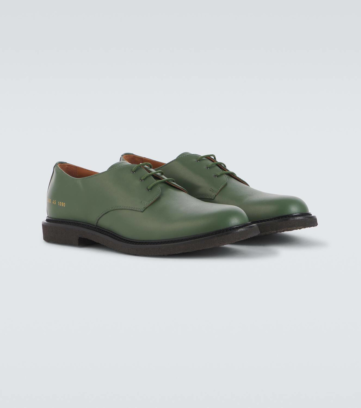 Common Projects Officers leather Derby shoes