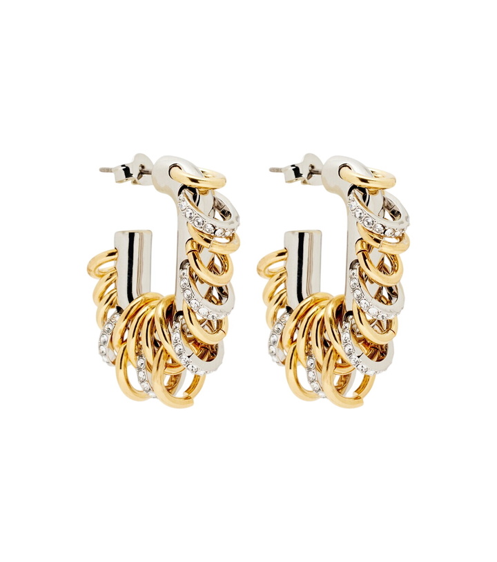 Photo: Rabanne Punk XL Link Small embellished earrings