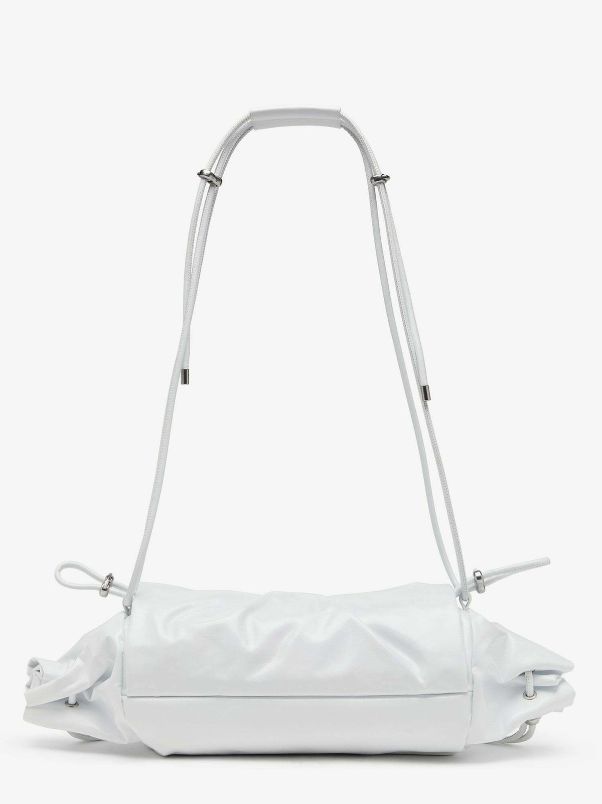 Diesel Scrunch D White Womens Shoulder Bag Diesel