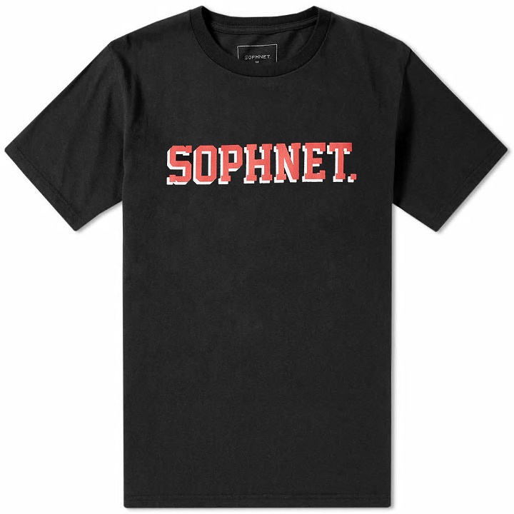 Photo: SOPHNET. College Logo Tee Black