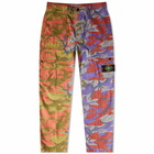 Stone Island Men's Heritage Camo Cargo Pant in Brick Red