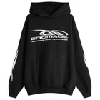 God Made Men's Road To Paradise Hoodie in Washed Black