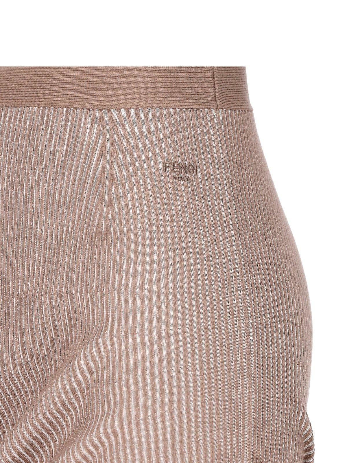 【送料&関税込】Fendi Asymmetric Draped Ribbed Skirt Fendi Asymmetric Draped Ribbed Skirt Fendi