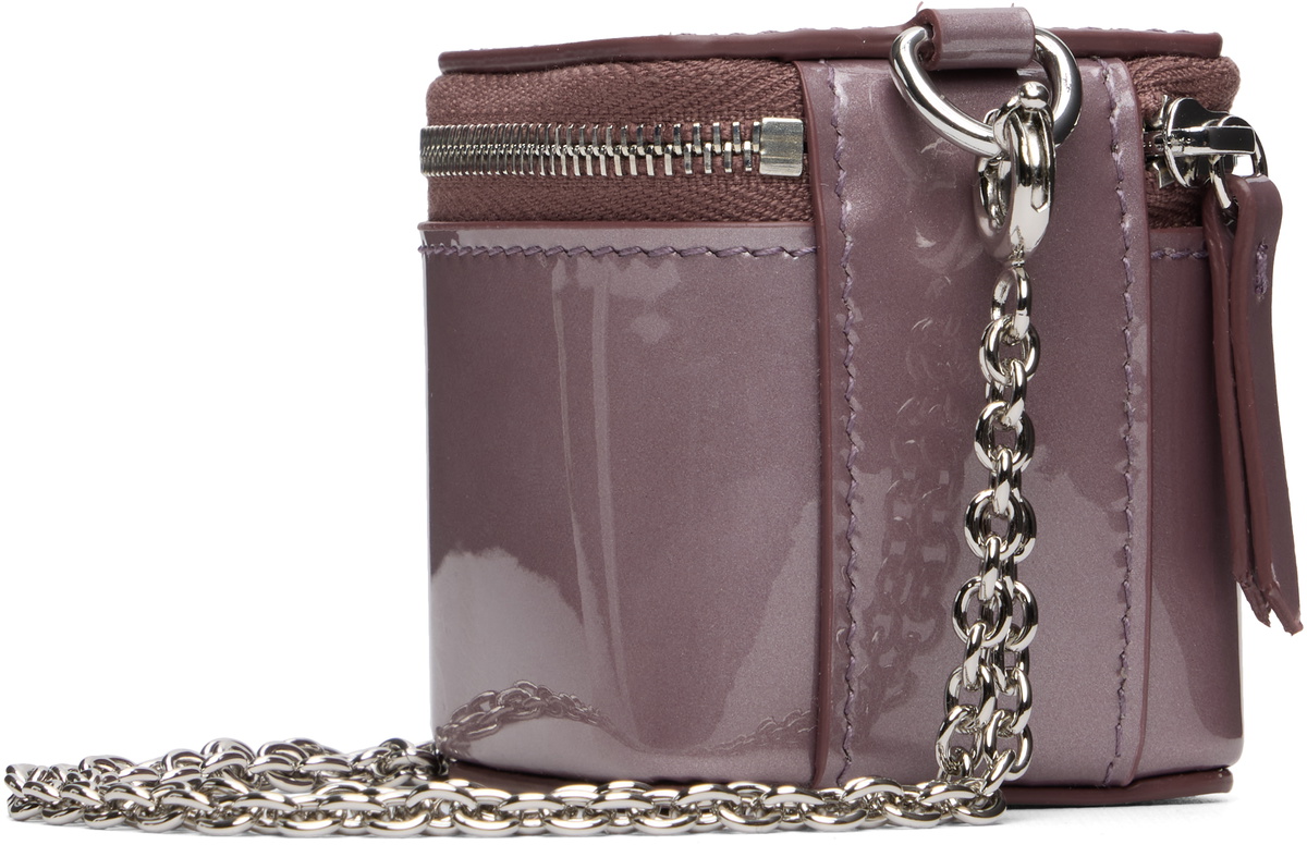 Maison Margiela Purple Mini Cube Chain Bag