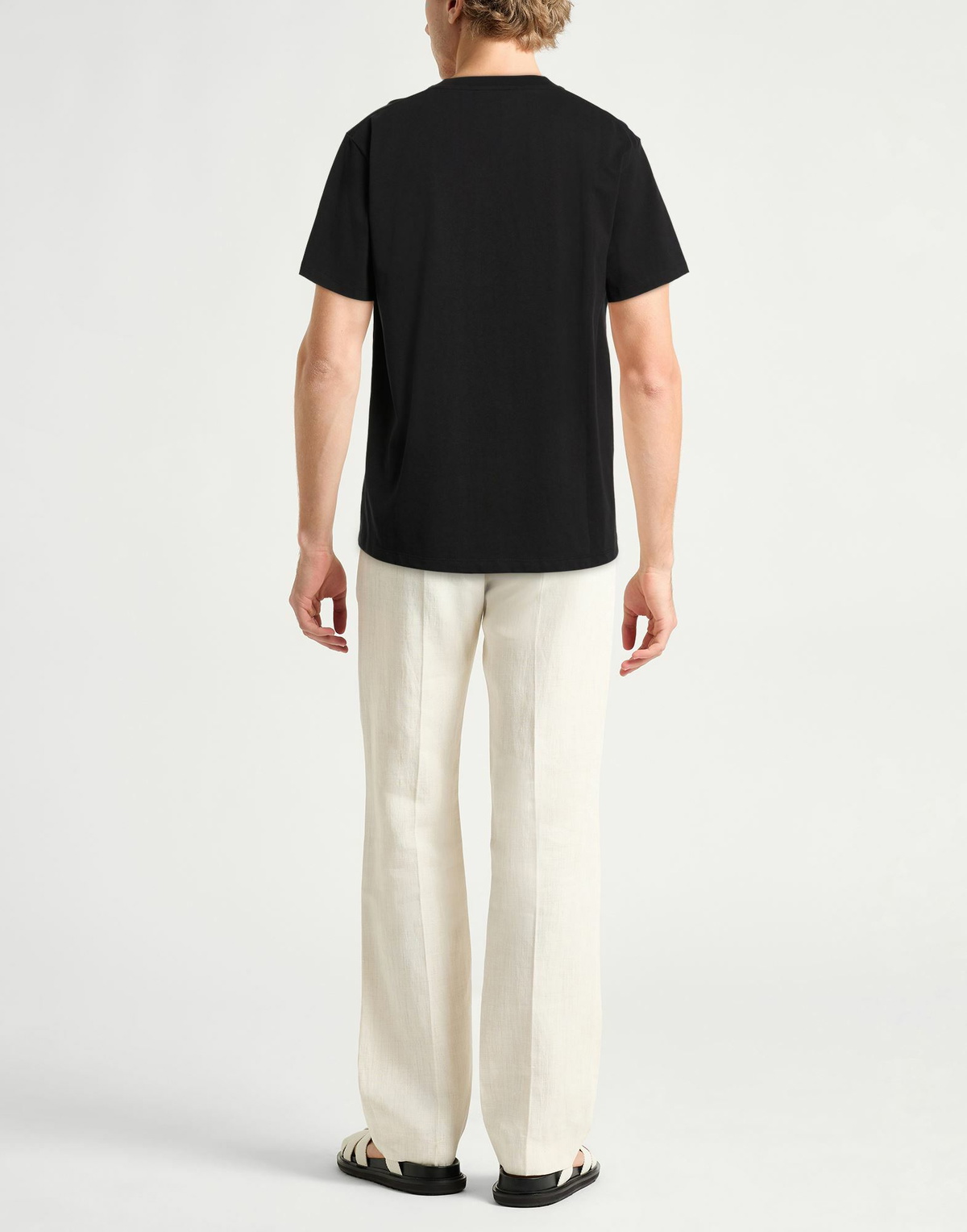 Balmain Mens T-shirt Charcoal