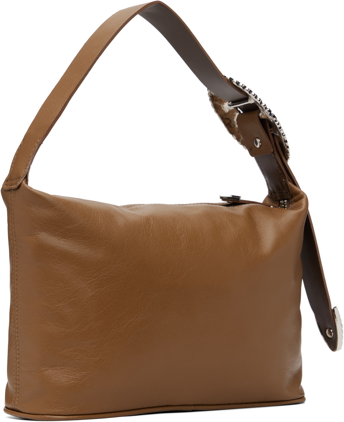 Toga Virilis Brown Leather Mini Pouch
