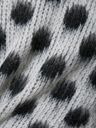 MARNI - Check Brushed Mohair Blend Knit Sweater