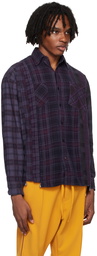 NEEDLES Purple 7 Cuts Shirt