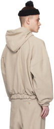 Magliano Beige Twisted Hoodie